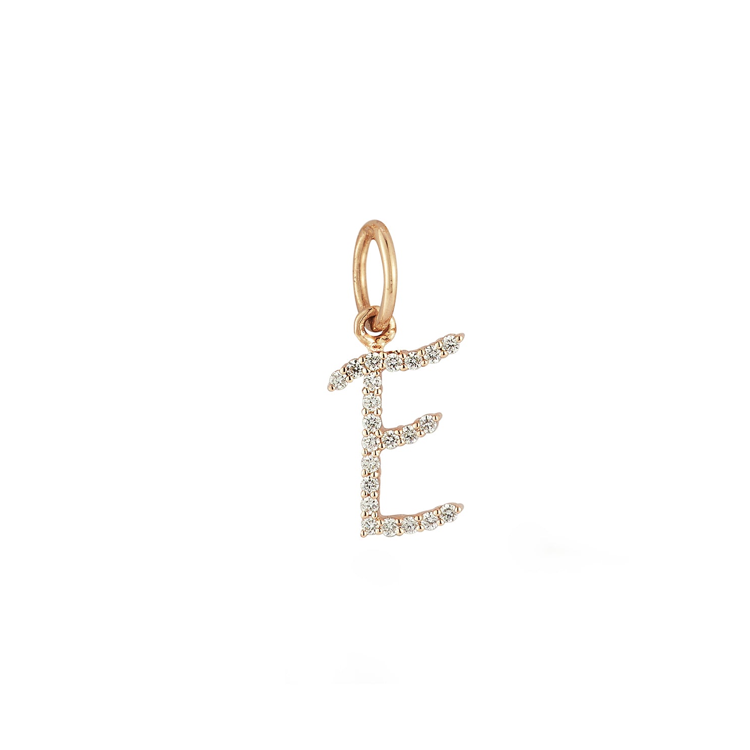 Diamond Jumbo Script Initial Charm