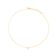 Full Cut Diamond Heart Choker Necklace — EF Collection®