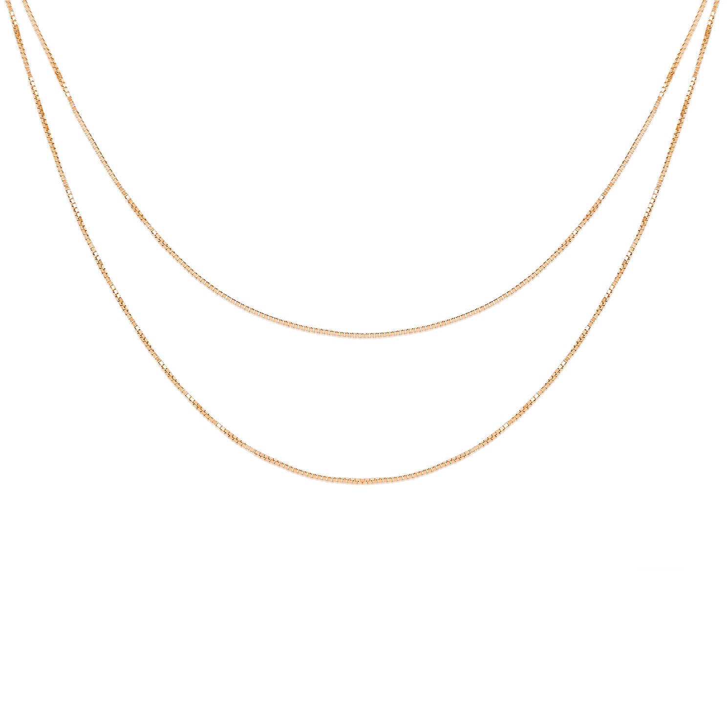 Double Strand Liquid Gold Necklace