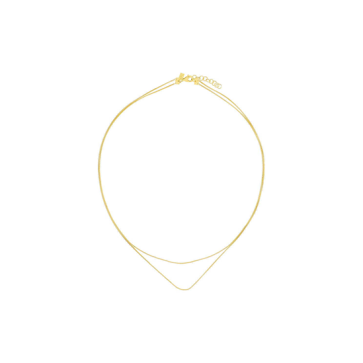 Double Strand Liquid Gold Necklace