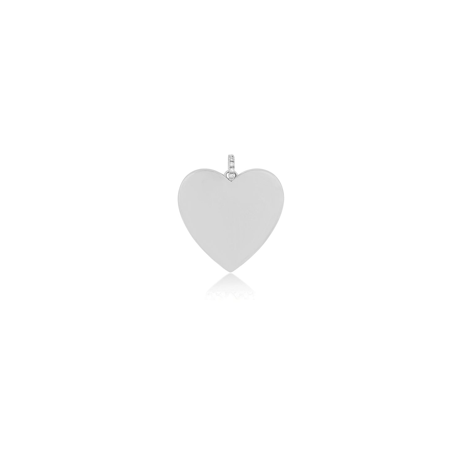 Gold Jumbo Heart Charm