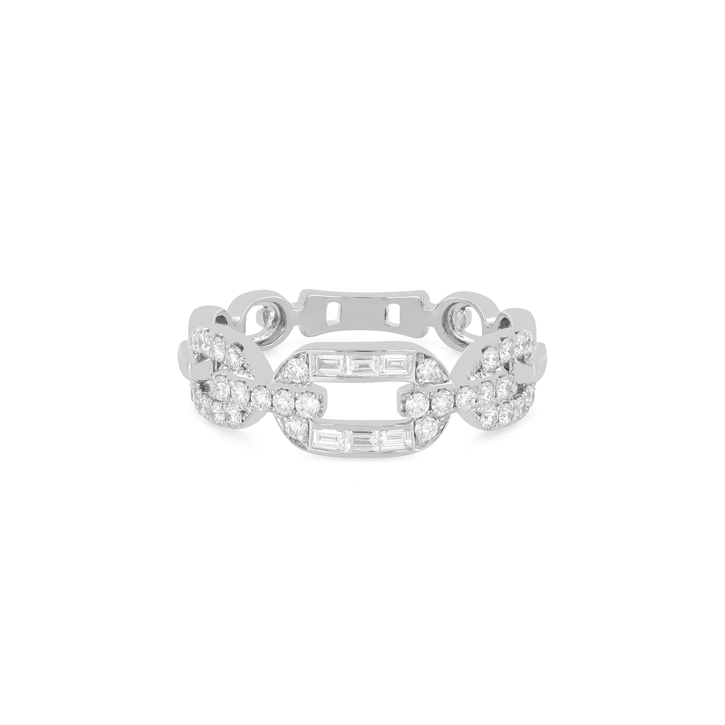 Diamond Graduated Chain Ring