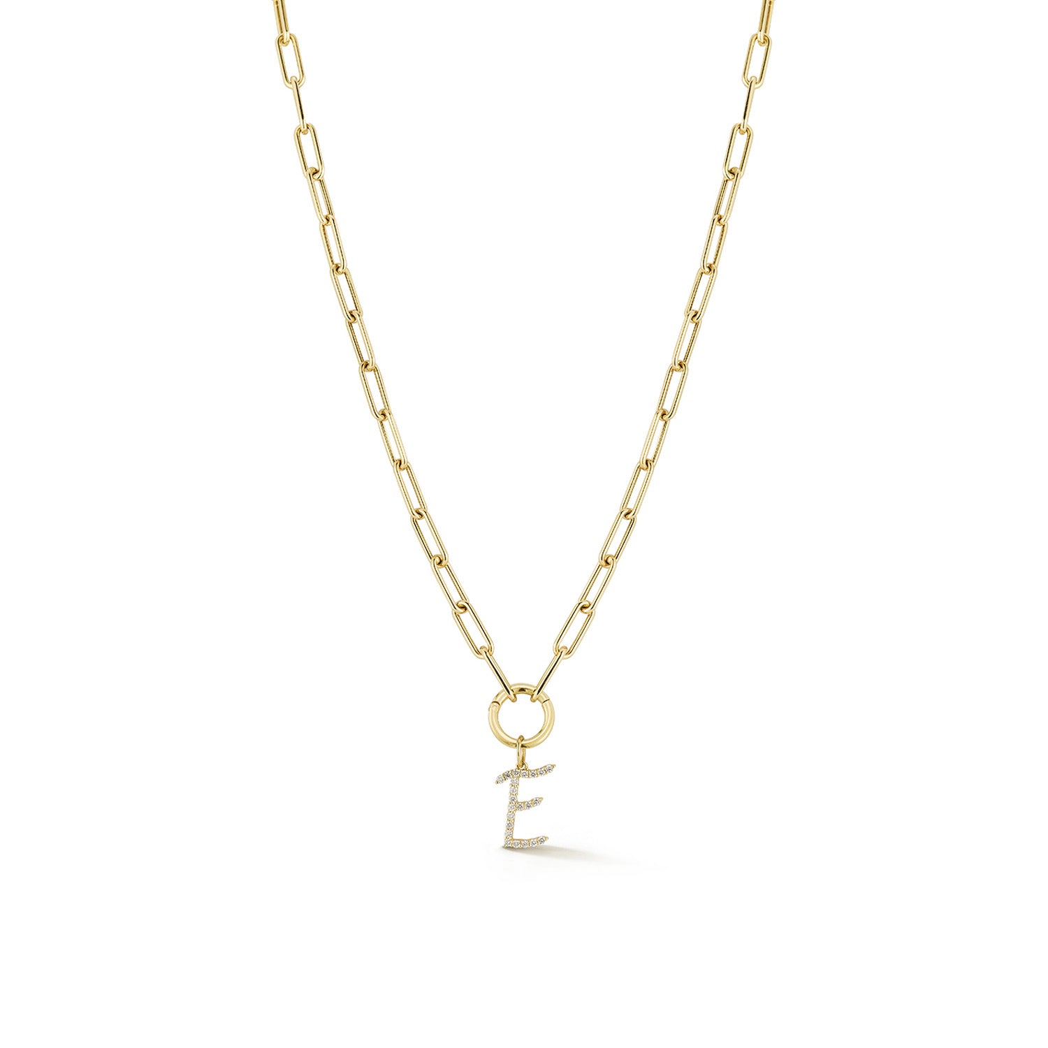 Lola Enhanced Jumbo Initial Chain Necklace