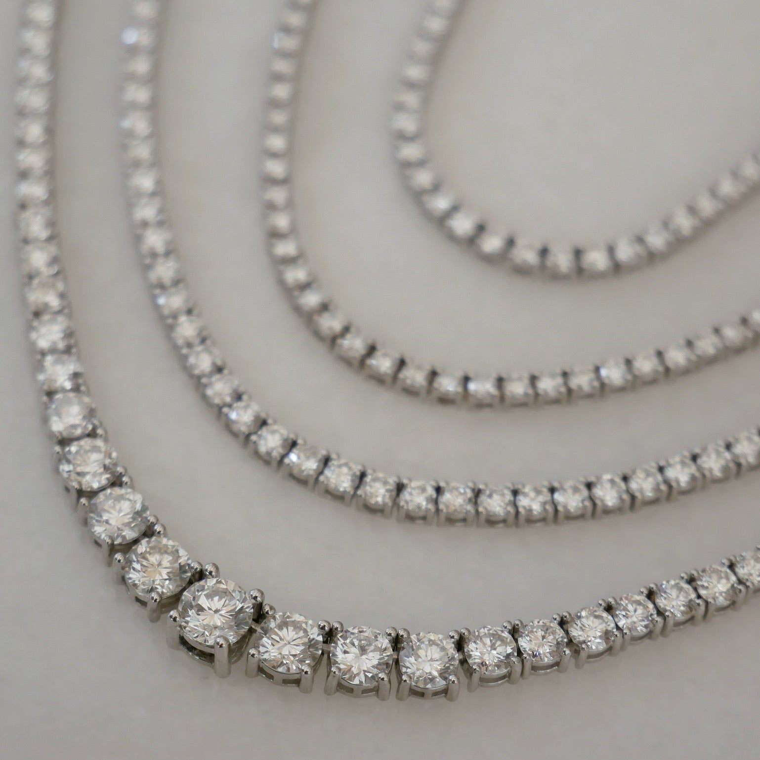 Diamond Riviera Tennis Necklace