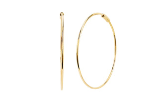 The Perfect Gold Hoop Earrings — EF Collection®