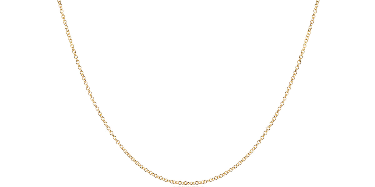 EF Collection | Gold Faceted Ball Chain Necklace | Fine Jewelry |14 Karat Gold, 14K Yellow Gold / 16-18