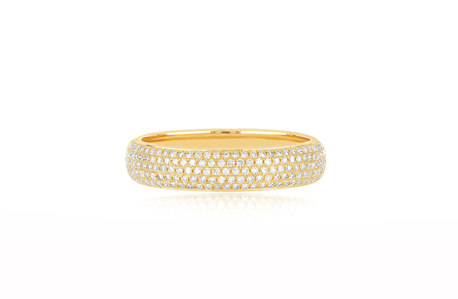 Pavé Diamond Bubble Ring — EF Collection®